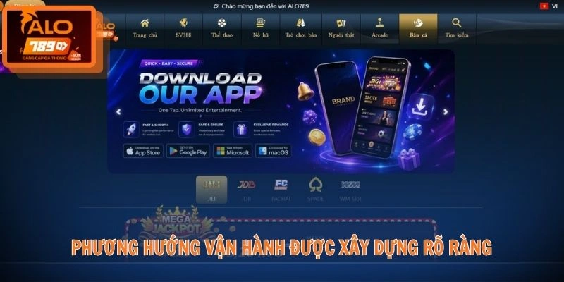Giới thiệu ALO789 2 Phương hướng vận hành được xây dựng rõ ràng