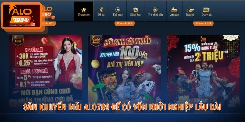 Khuyến mãi ALO789 1 Săn khuyến mãi ALO789 để có vốn khởi nghiệp lâu dài