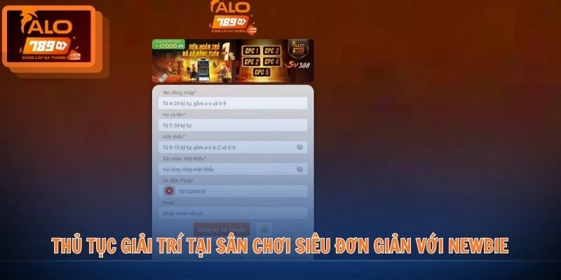 Thủ tục giải trí tại sân chơi siêu đơn giản với newbie